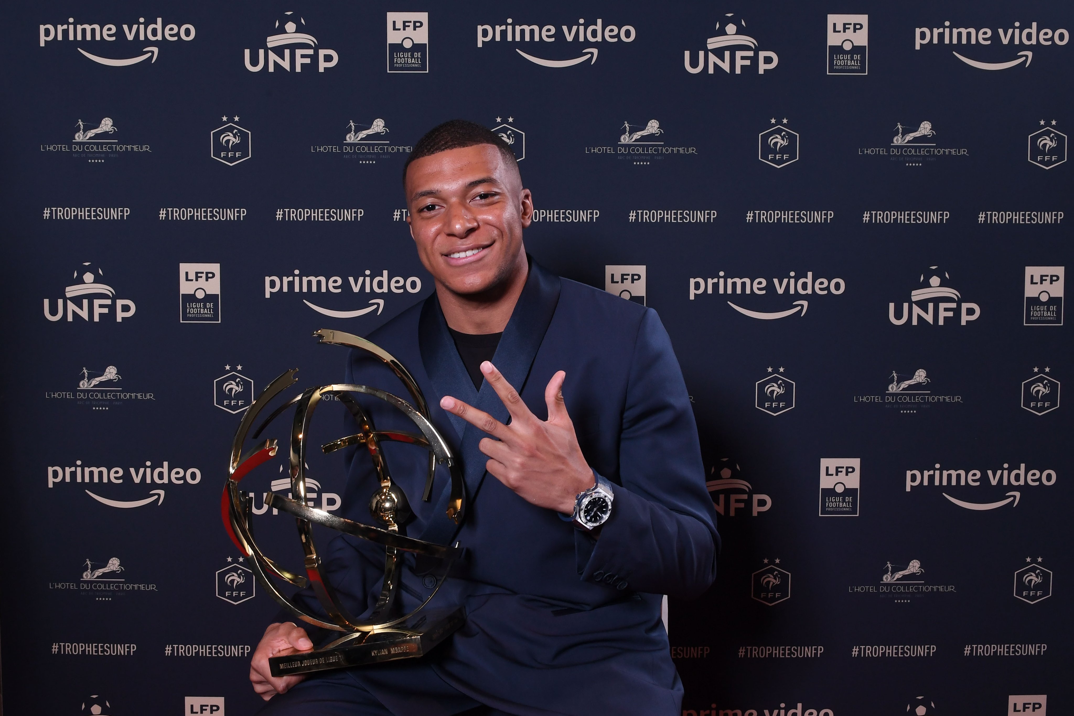 Mbappé has been named Ligue 1 Player of the Year for a third time as ...